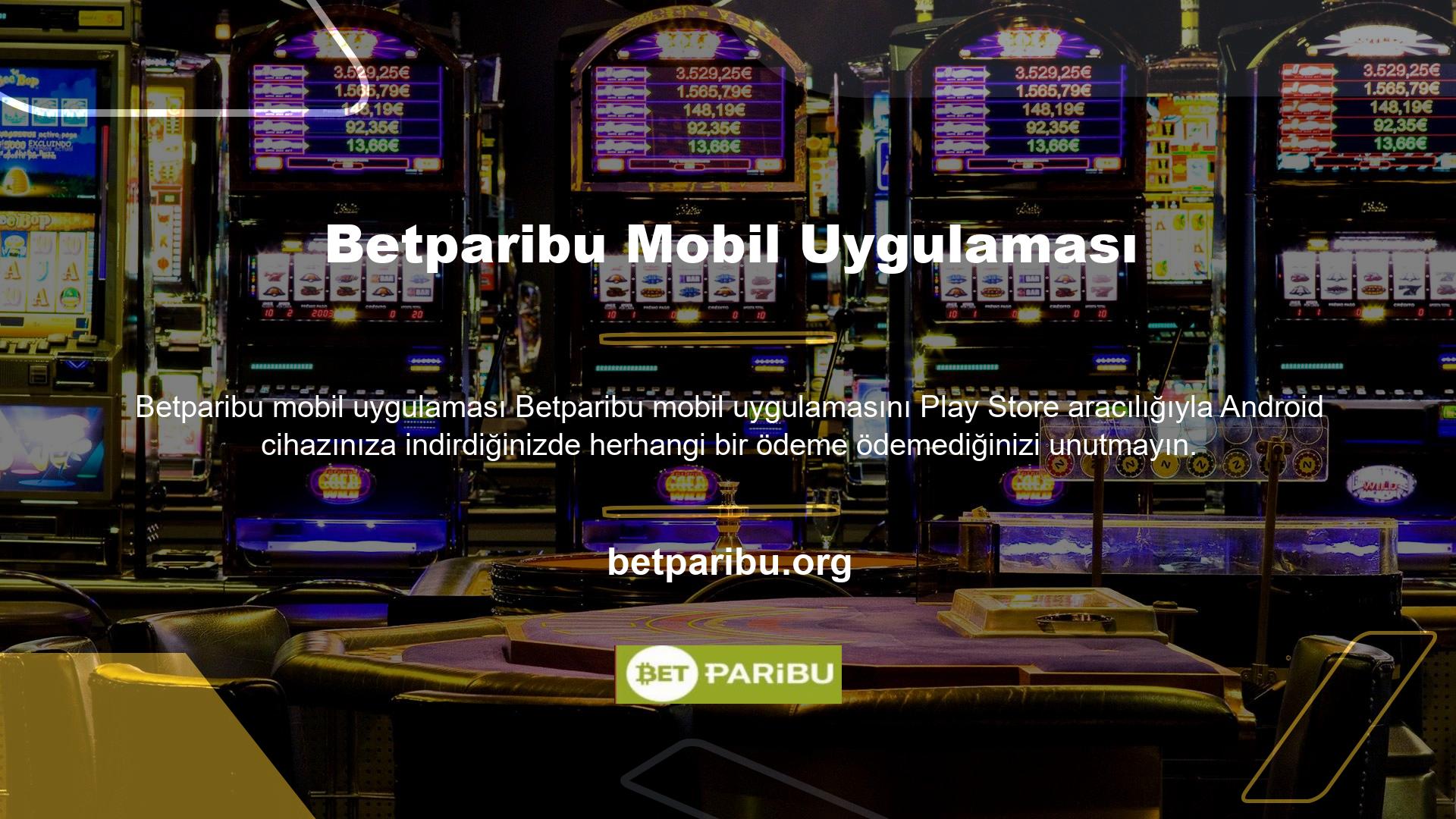 Dönüşümler sekmesi Betparibu ana sayfasında mevcuttur